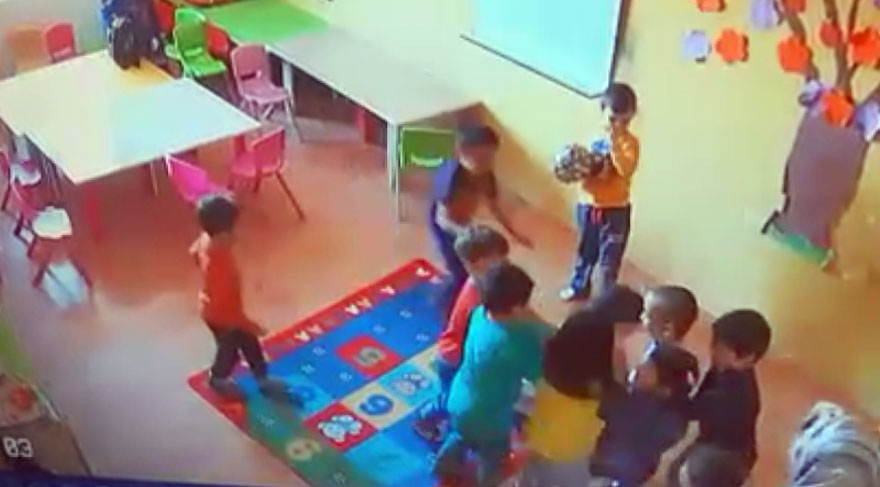 Anaokulunda dayağa skandal savunma! 1 anaokuludayak
