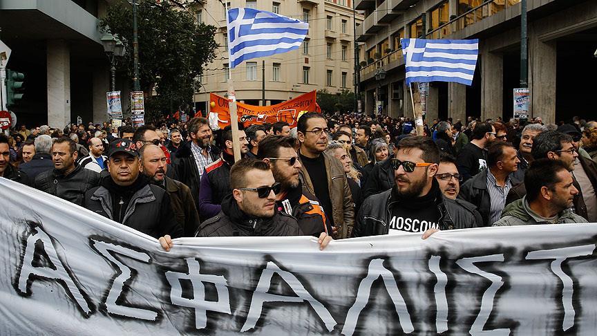 Yunanistan'da toplu ulaşım çalışanları grevde 1 yunanistan grev 1