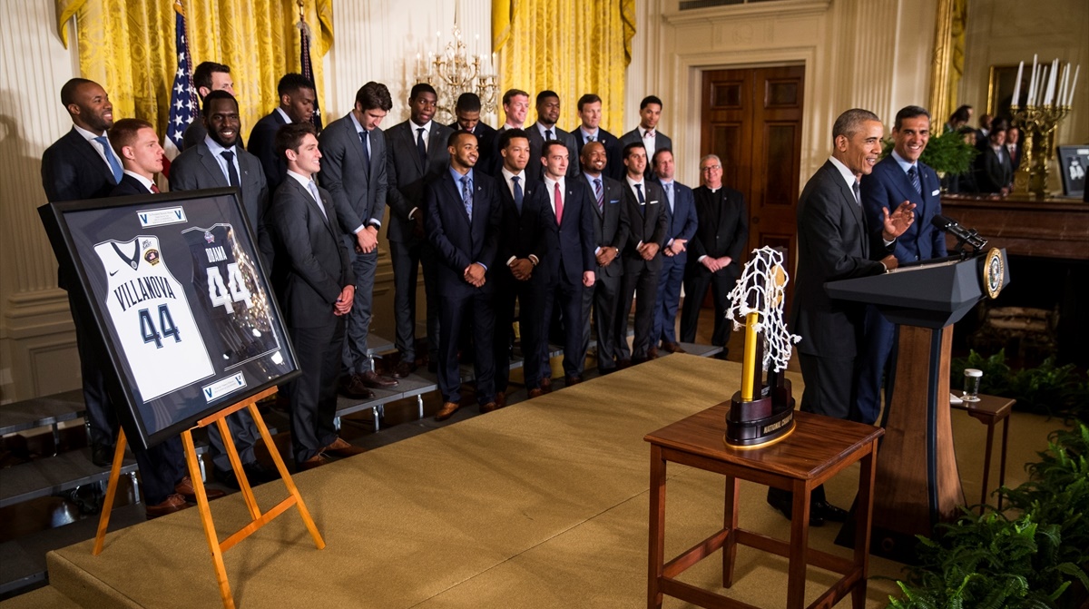 ABD Başkanı Obama basketbolcuları Beyaz Saray'da ağırladı 1 obama abd basketbol
