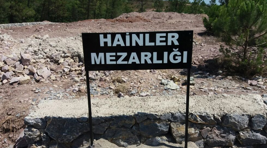 "Hainler Mezarlığı"na ilk defin yapıldı 1 hainler mezarligi