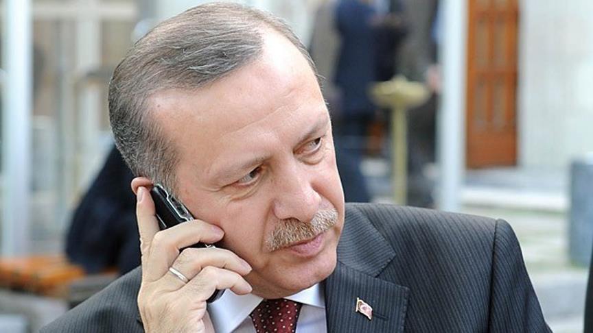 erdogan telefon konusmasi