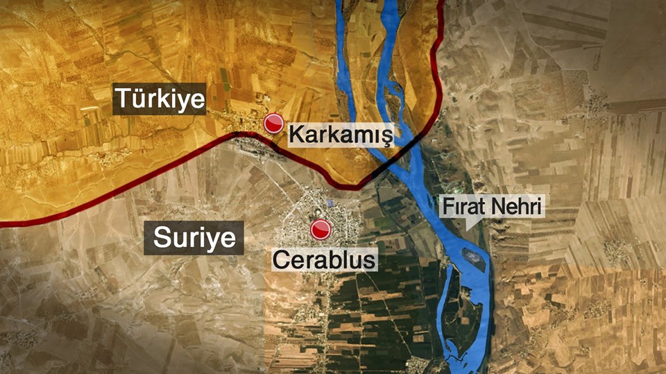 Tank birlikleri Suriye topraklarında 1 suriye cerablus tank