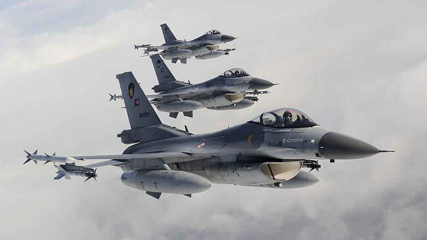 Cerablus'ta 11 hedef vuruldu! Operasyona F-16'lar da katılıyor 1 tsk cerablus f 16
