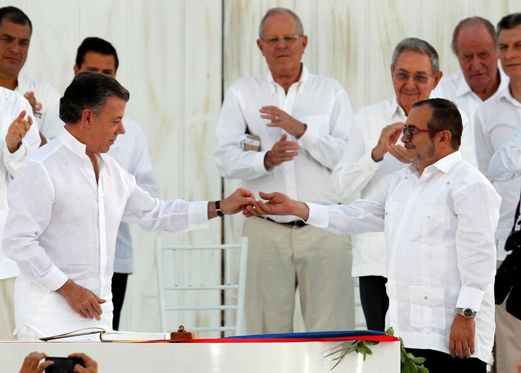 kolombiya farc baris