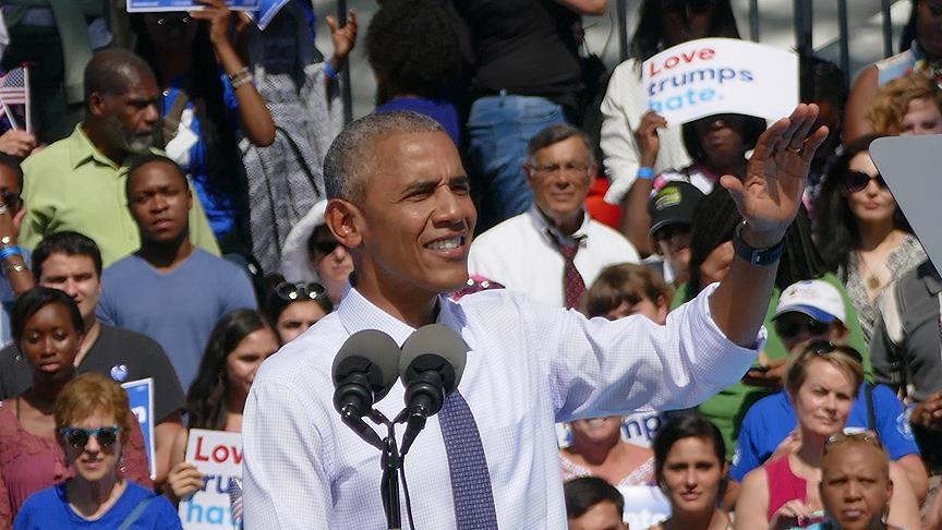 ABD Başkanı Obama'dan Clinton'a açık destek 1 obama clinton destek
