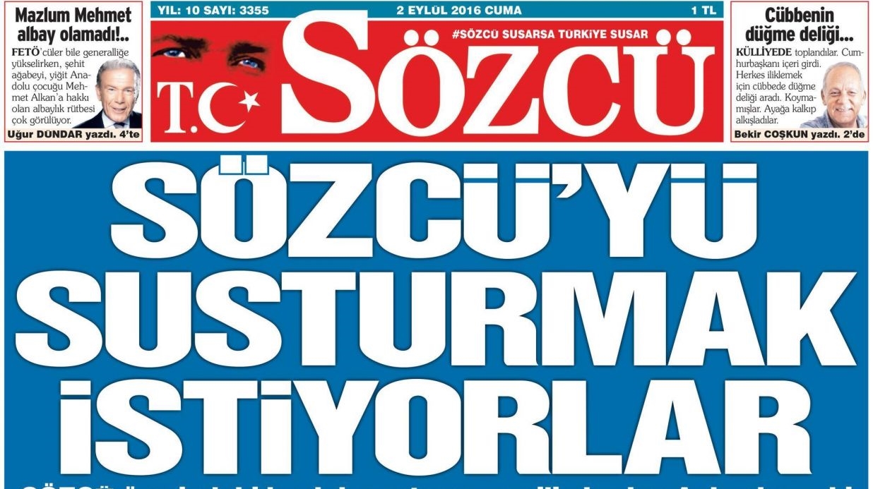 "Sözcü gazetesi kapatılacak" iddiası 1 sozcu