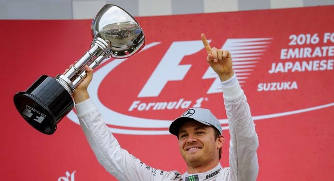 Formula 1 Dünya Şampiyonası Japonya Grand Prix’sini kazanan Nico Rosberg