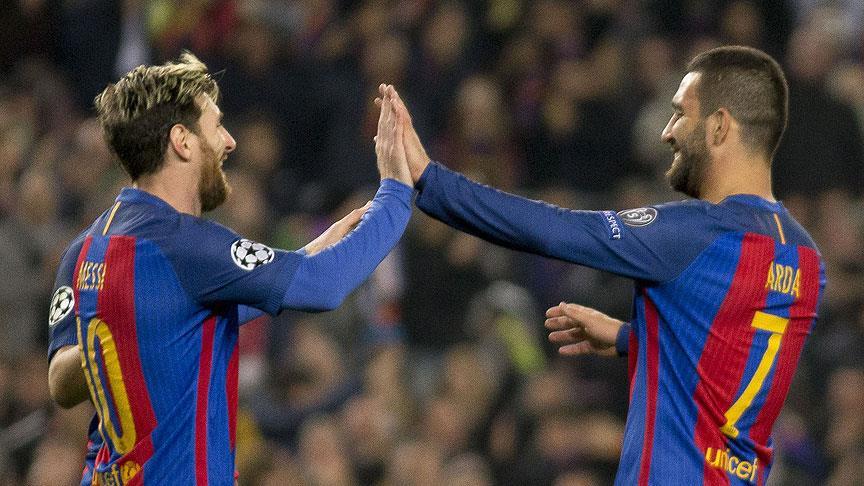 Rivaldo, Ronaldinho, Eto'o, Messi, Neymar ve bir de Arda Turan 1 arda turan gol 281