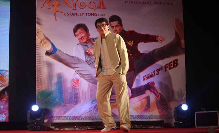 Jackie Chan Yeni Filminin Tanıtımı İçin Hindistan’da