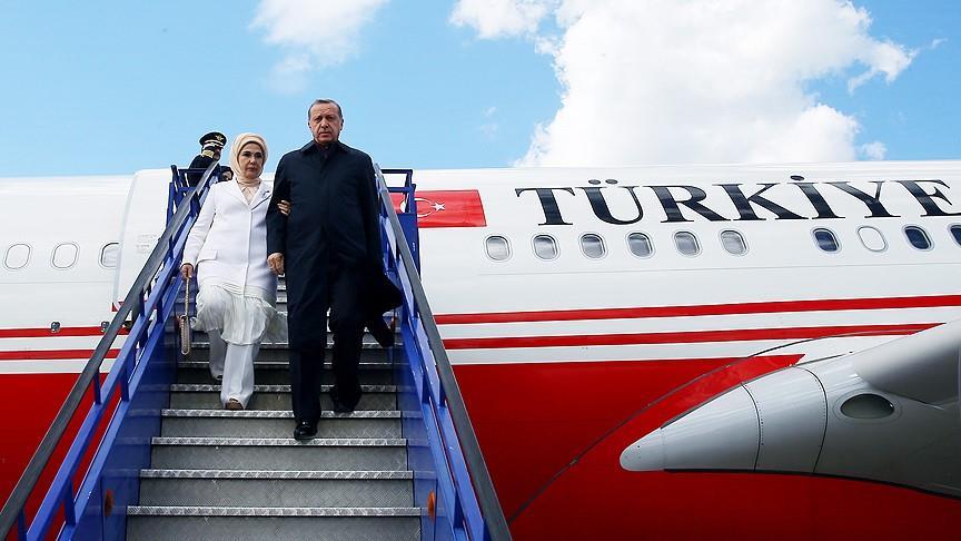 Cumhurbaşkanı Erdoğan Katar'da 1 erdogan ucak 23401611