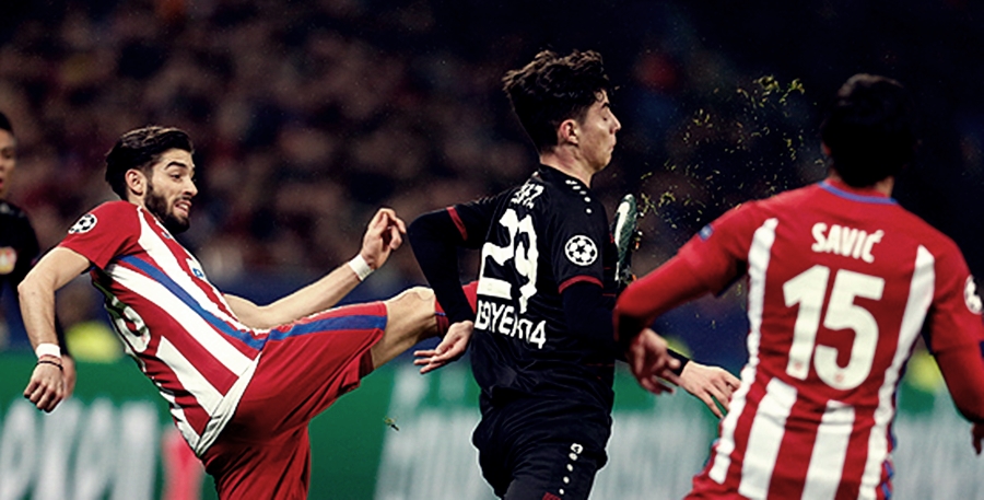 leverkusen atletico madrid ozet