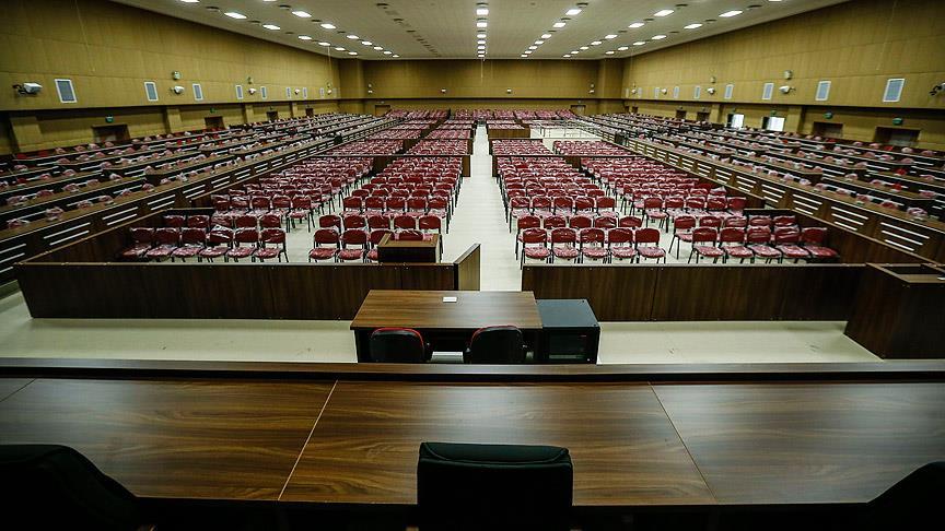 En büyük duruşma salonu tarihi davalar için hazır 1 mahkeme 15temmuz