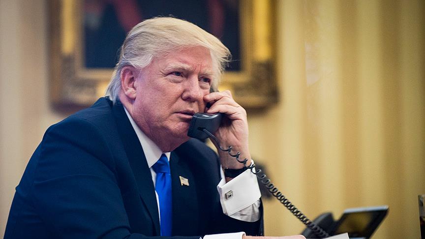 Trump telefon görüşmesinde bile kriz yarattı 1 trump telefon 2034722