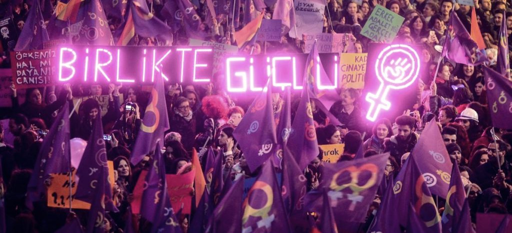 8 mart kadin yuruyusu beyoglu taksim