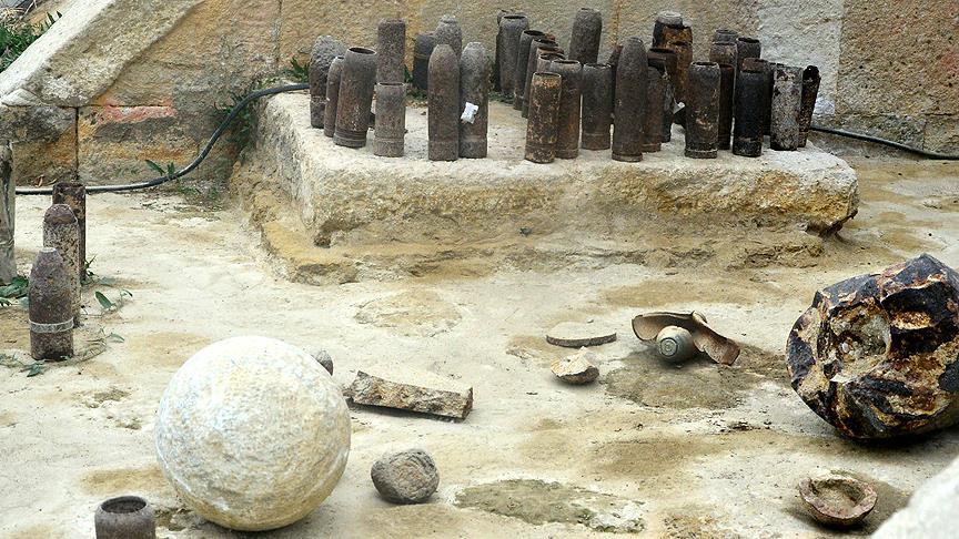 Çanakkale'deki tarihi tabyada hırsızlık! 1 namazgah tabyasi