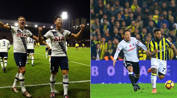 Tottenham tek, FB-BJK beraber 1 tottenham bjk fb