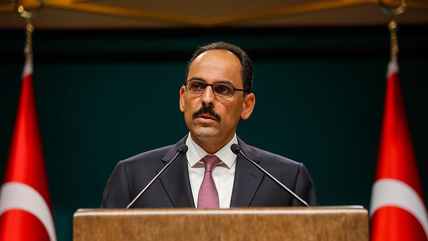 Açıklamalar art arda geliyor! Türkiye'den ABD'ye destek 1 ibrahim kalin 0234601