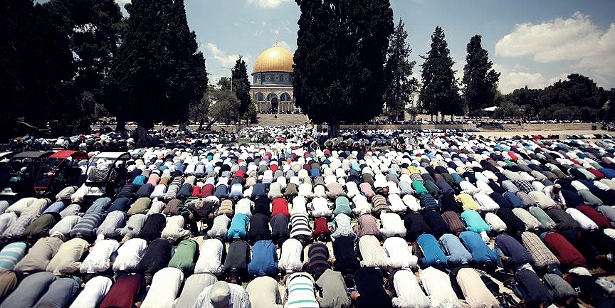 250 bin kişilik cuma namazı 1 mescid i aksa namaz