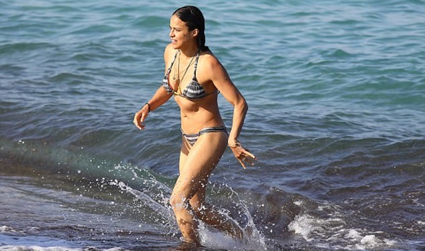 Michelle Rodriguez St. Tropez Tatili