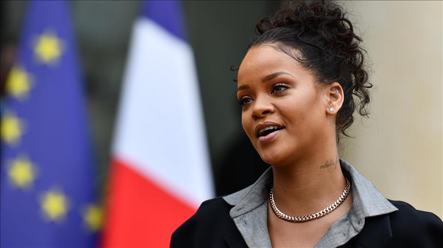 Rihanna Ve Macron Dünya Çocukları İçin Buluştu
