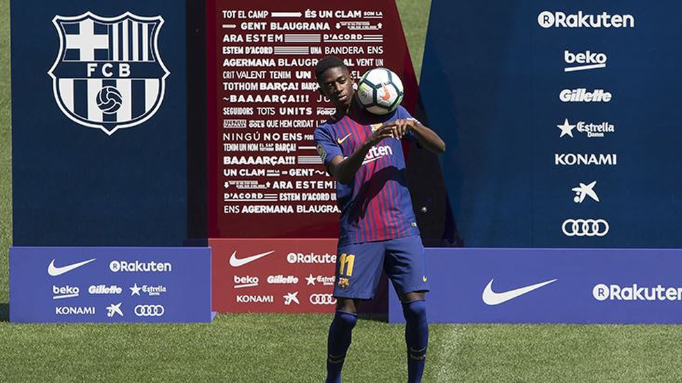 Barcelona, Dembele'yi tanıttı 1 barcelona dembele