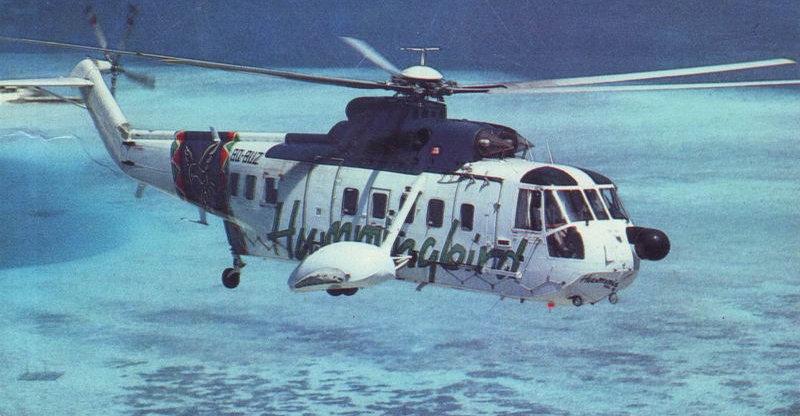 maldivler helikopter