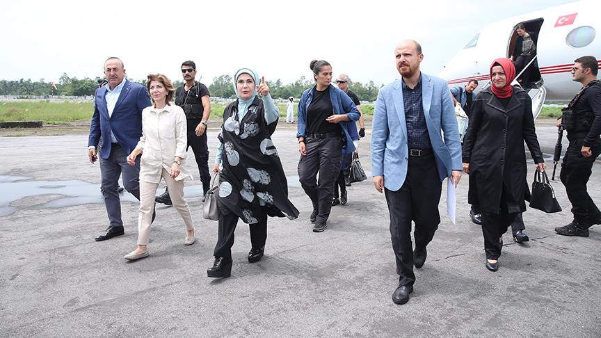 Emine ve Bilal Erdoğan Bangladeş'te 1 emine erdogan bilal