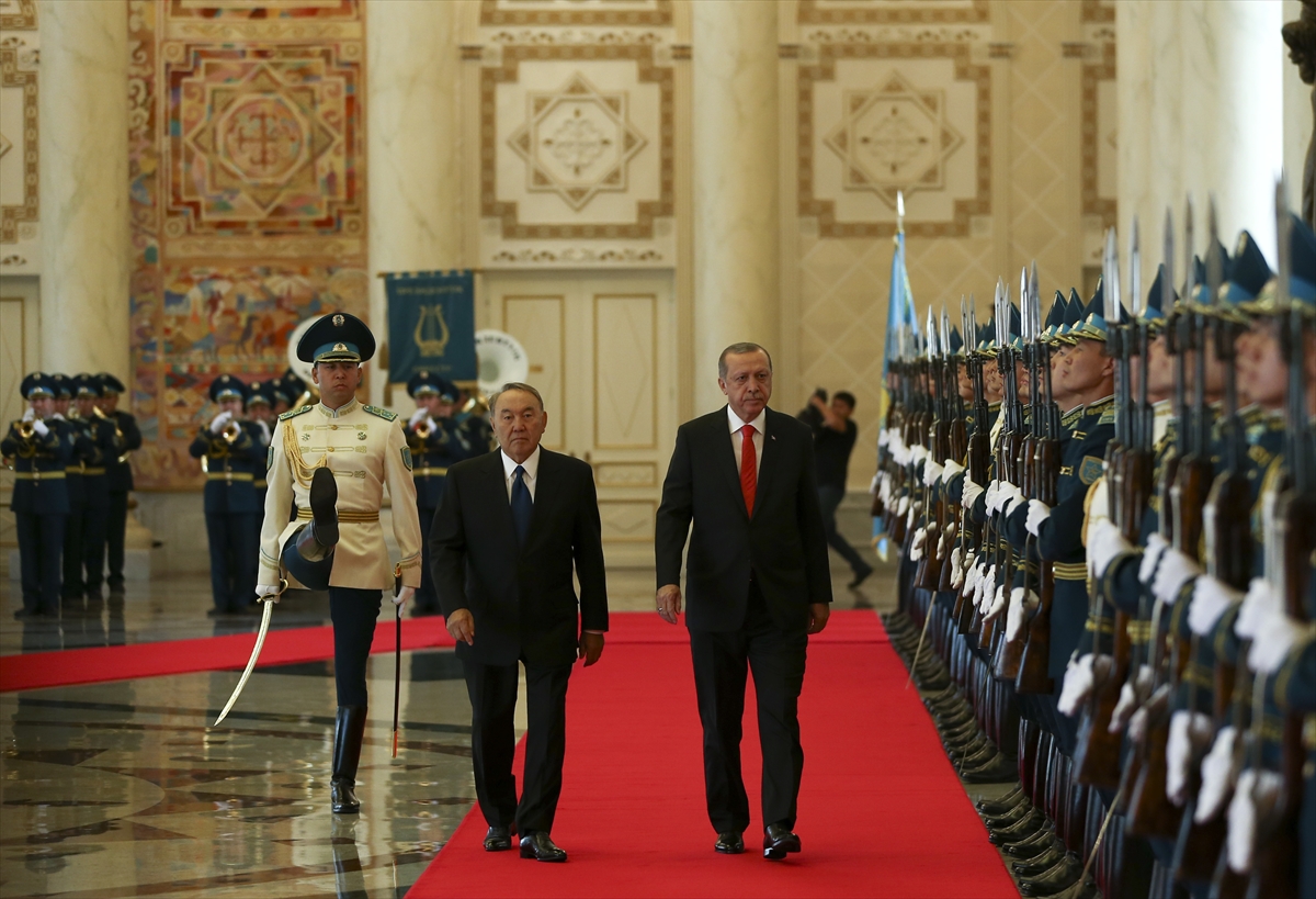 Cumhurbaşkanı Erdoğan Kazakistan'da 1 erdogan kazakistan