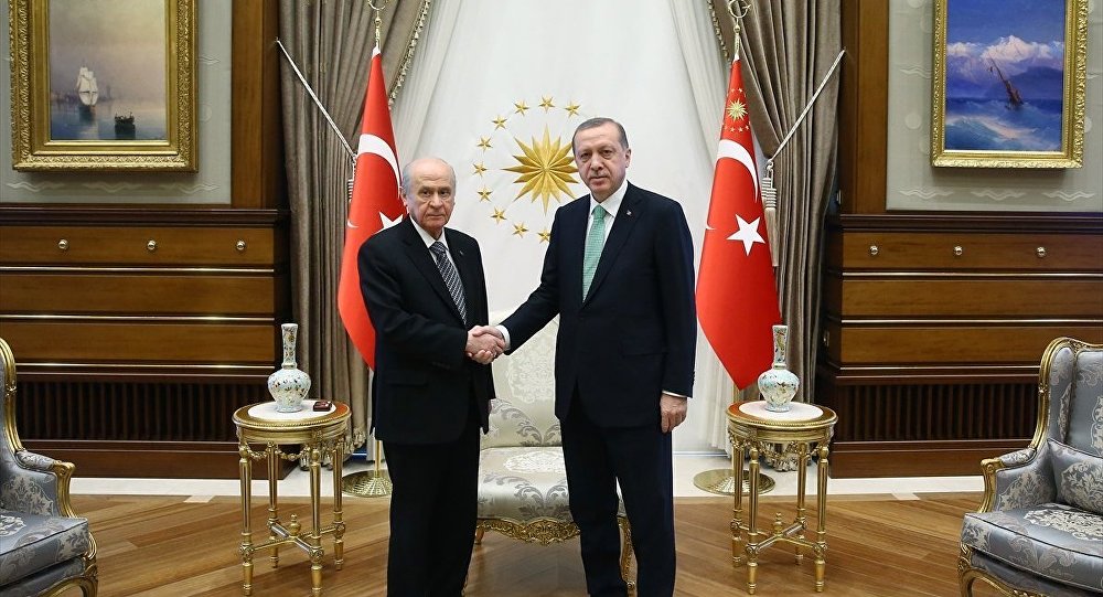 AKP ve MHP seçimlere ortak liste ile girebilir 1 bahceli erdogan gorusmesi