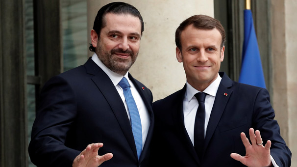 hariri paris macron