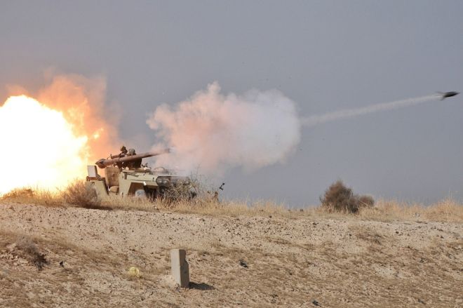 Çöl Savaşı başladı... IŞİD'i temizliyorlar 1 irak ısıd savas