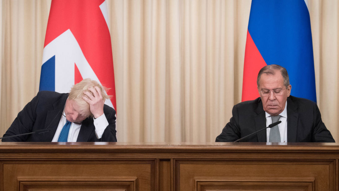 Sergey ile Lavrov kameraların önünde atıştı! 1 Boris Johnson Sergei Lavrov