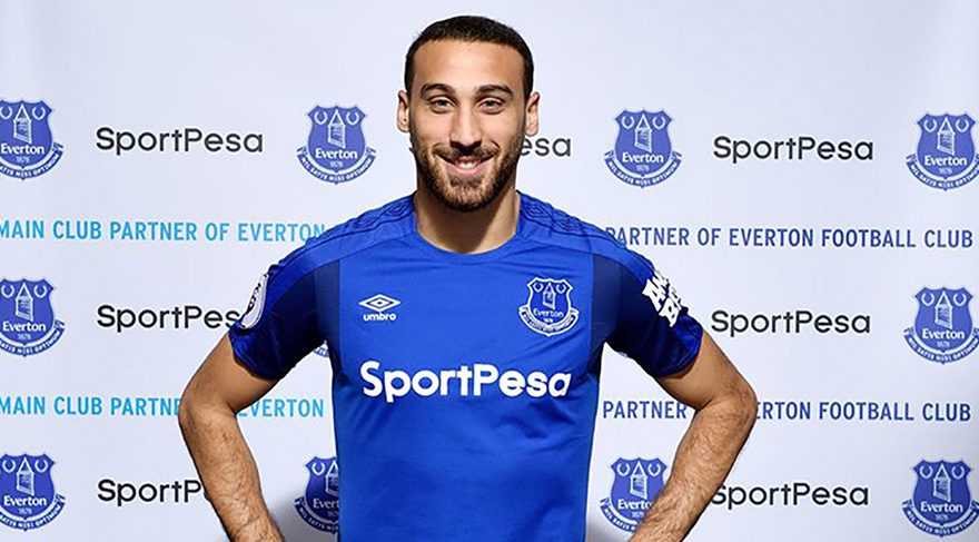 Premier Lig de Cenk Tosun'a hesabından 'hoş geldin' dedi! 1 cen tosun everton