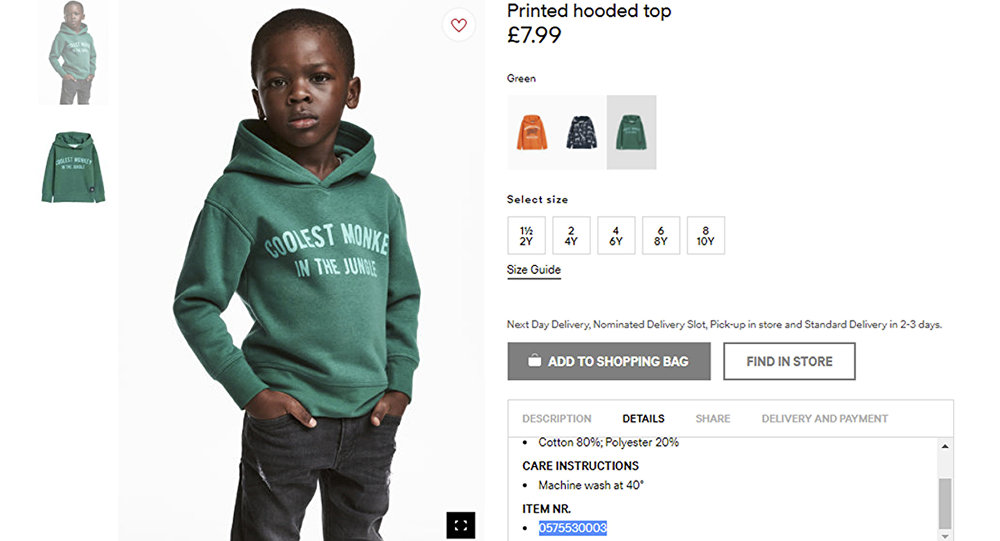 H&M'den bariz ırkçılık! Geri adım attı 1 hm irkcilik