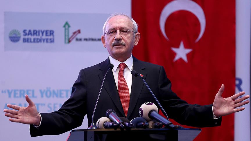 "Afrin'deki operasyona hiçbir itirazımız yok" 1 kilicdaroglu sariyer