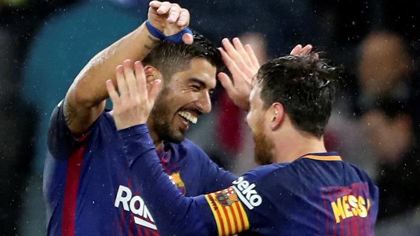 Barcelona'dan müthiş geri dönüş 1 suarez messi