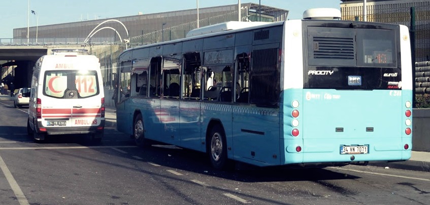 Üsküdar'da otobüs kazası