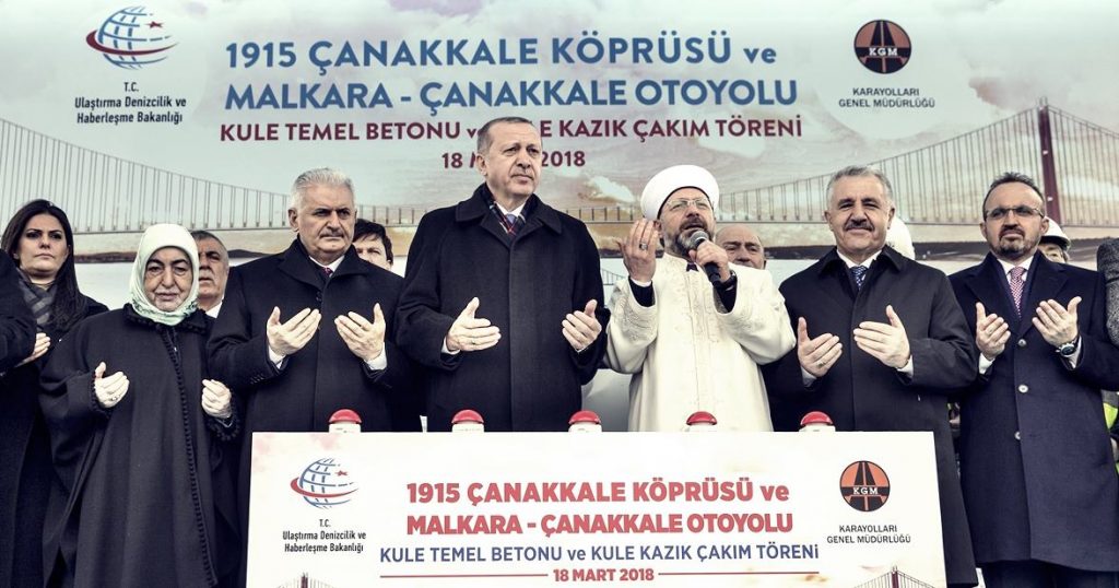 canakkale koprusu temel atma