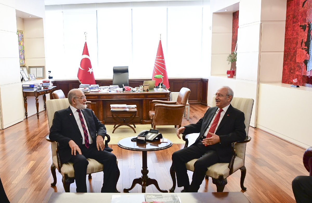 CHP - SP görüşmesi sonrası ilk açıklamalar 1 temel karamollaoglu kemal kilicdaroglu
