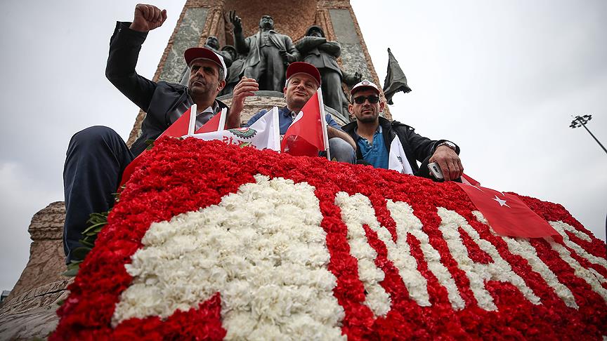 1 Mayıs Emek ve Dayanışma Günü kutlanıyor / Maltepe'de coşku, Beşiktaş ve Taksim'de gözaltı 1 1mayis taksim