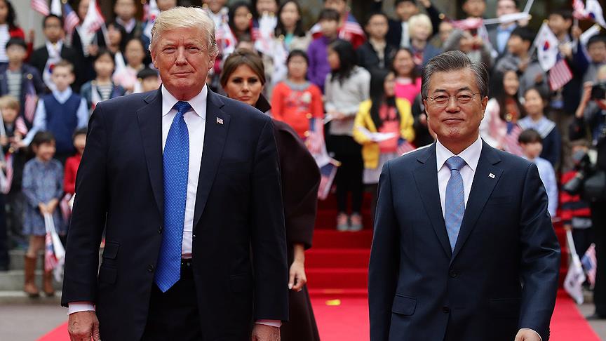 ABD Başkanı Trump, Güney Kore lideri Moon ile Beyaz Saray'da görüşecek 1 ABD Başkanı Trump, Güney Kore lideri Moon ile Beyaz Saray’da görüşecek