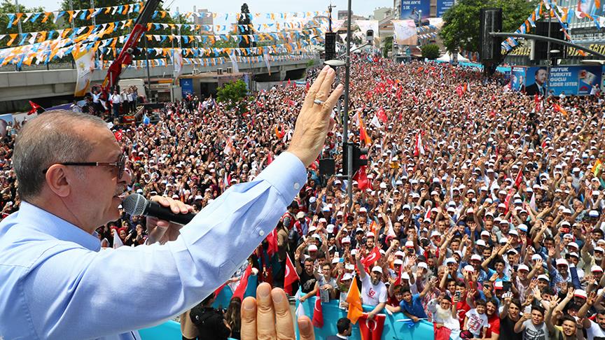 Erdoğan Kartal'da: Bir millet bahçesi, bir millet kıraathanesi 1 erdogan kartal mitingi