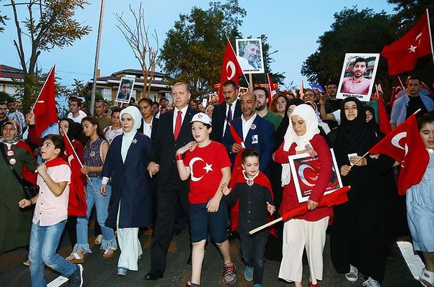 Cumhurbaşkanı Erdoğan, 15 Temmuz yürüyüşüne katılacak 1 erdogan 15 temmuz yuruyusu