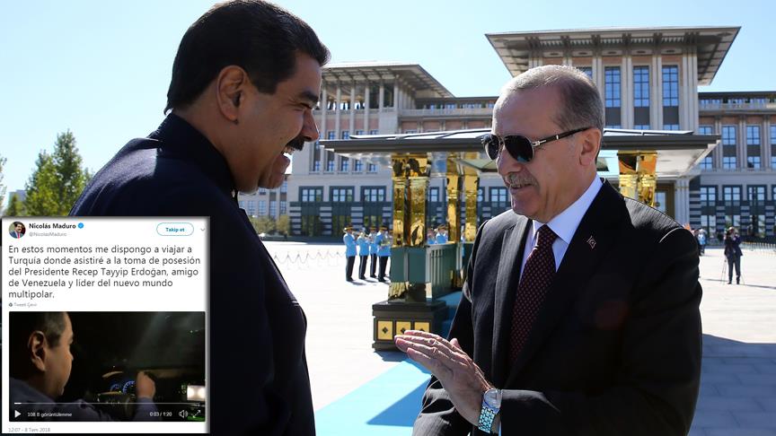 Nicolas Maduro Che Guevara'nın sözleriyle Erdoğan paylaşımı yaptı 1 maduro erdogan 1924181