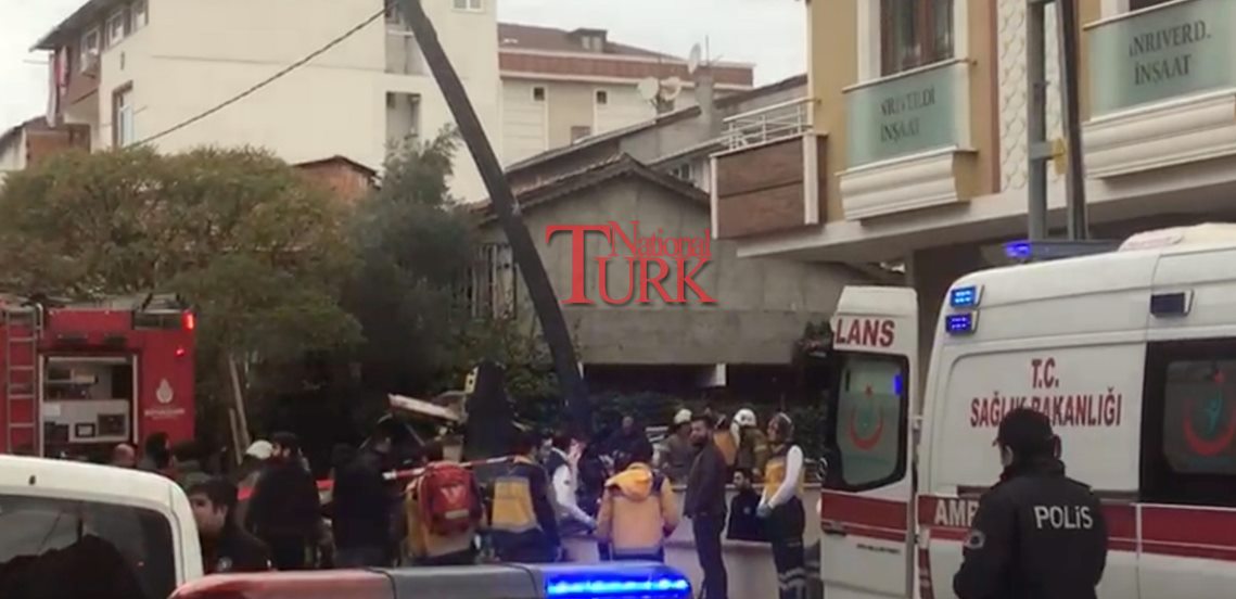 Son Dakika! Sancaktepe'de helikopter düştü: 4 şehit 1 sancaktepe helikopter dustu