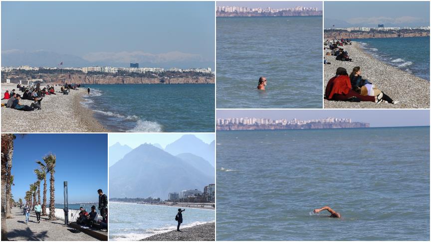 Şubat ortası deniz keyfi 1 antalya deniz