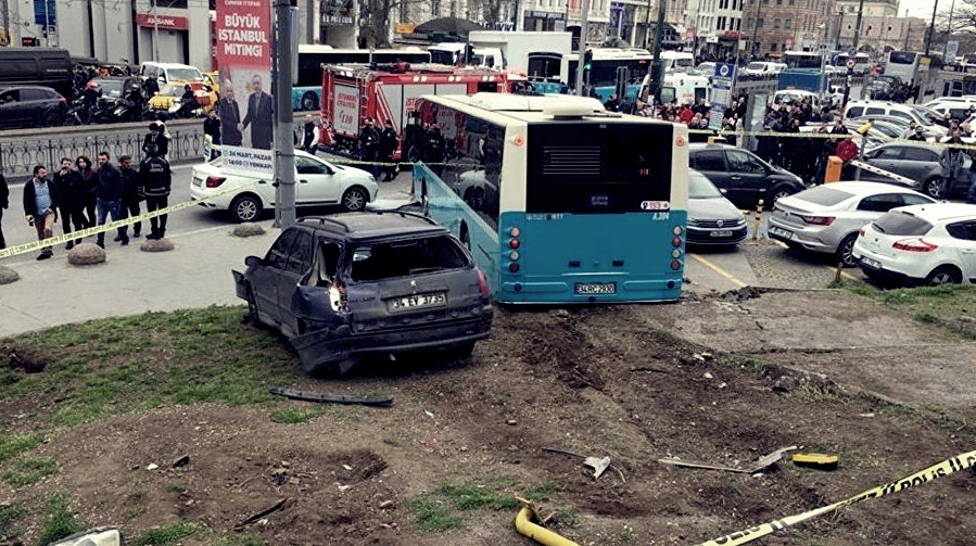 beyazit halk otobusu kaza