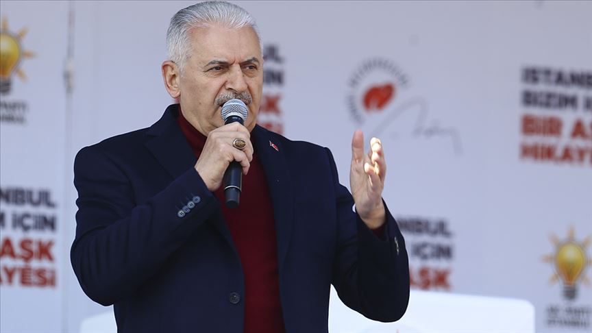 binali yildirim miting