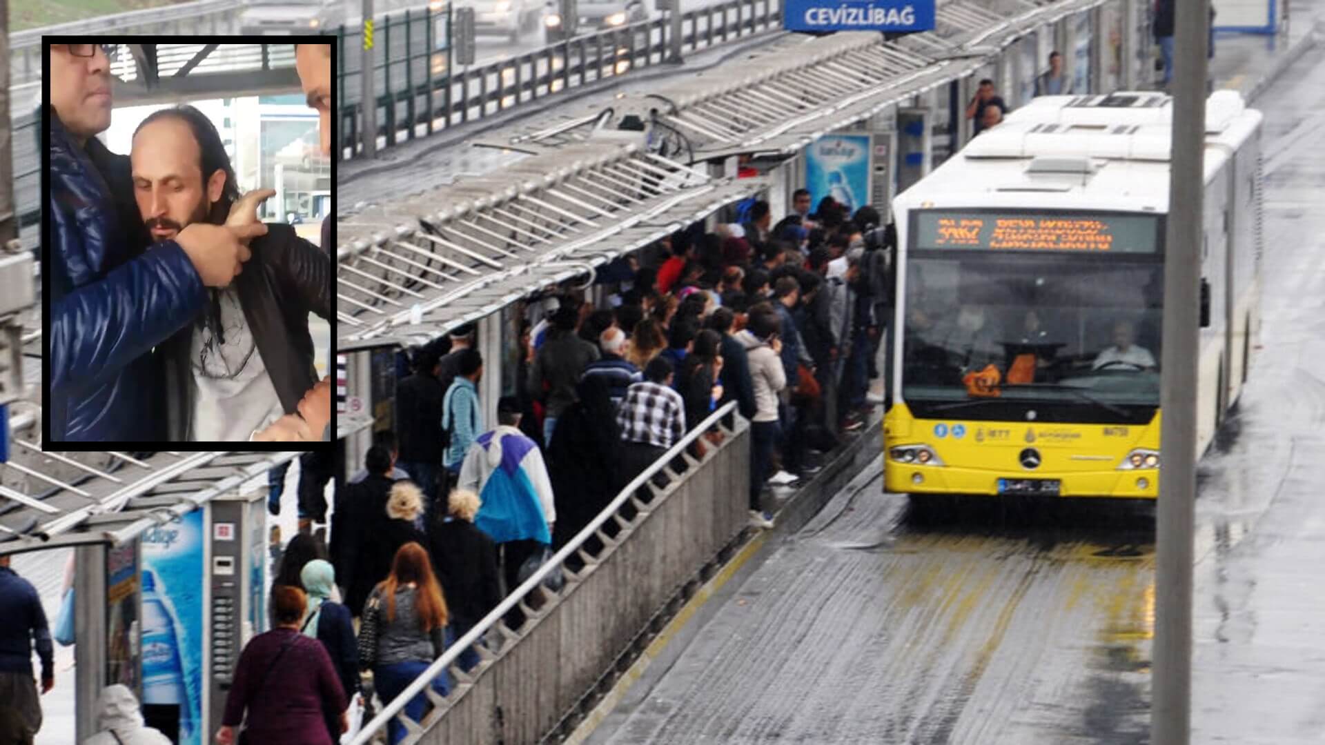 Metrobüste tacize uğrayan kadın tacizcisini ifşa etti 1 Metrobüs sapığı İstanbul