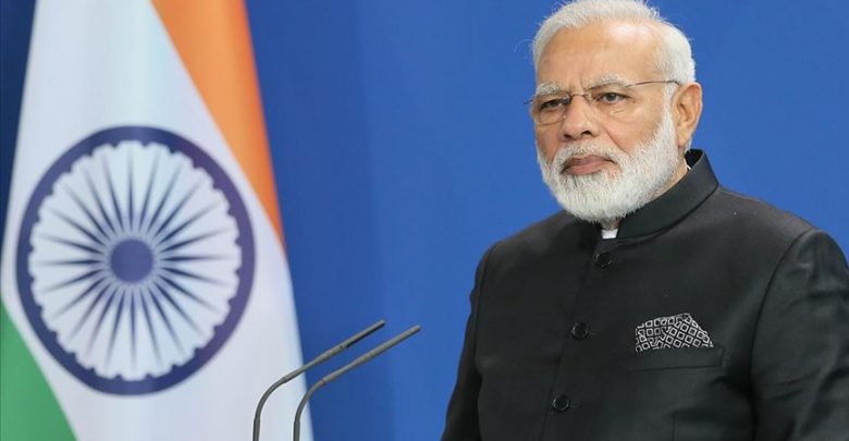 Hindistan'da kazanan Modi'nin partisi 6 modi 06461082